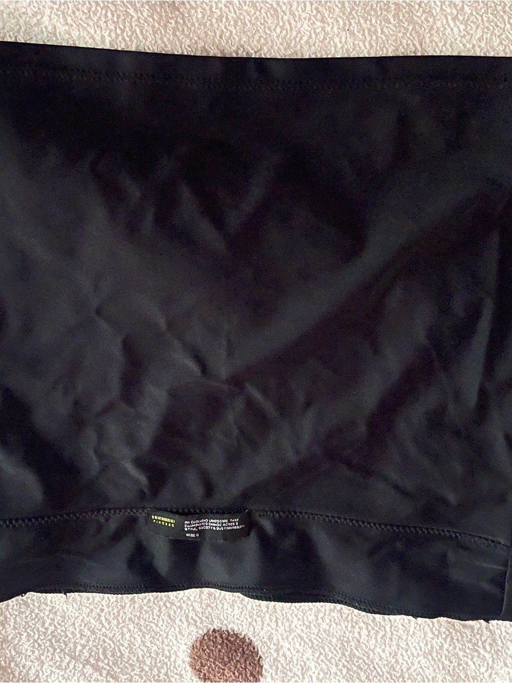 Finesse Black Mini Skirt